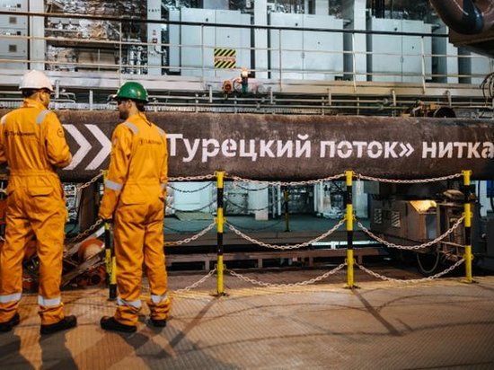 Газпром построил морской участок нового газопровода в обход Украины