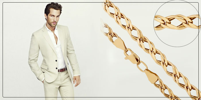 мужская золотая цепочка