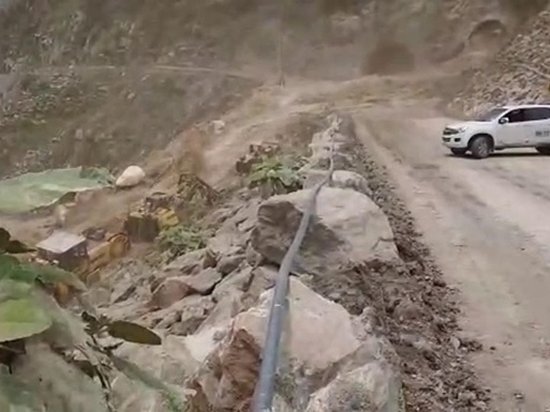 Прорыв плотины в Колумбии попал на видео