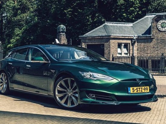 Мечта дачника. Голландцы создали универсал на базе Tesla Model S (видео)