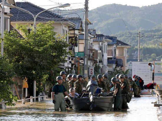 Наводнение в Японии: количество жертв возросло до 100