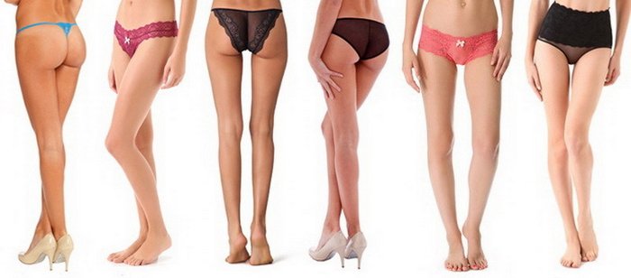 виды женских трусиков