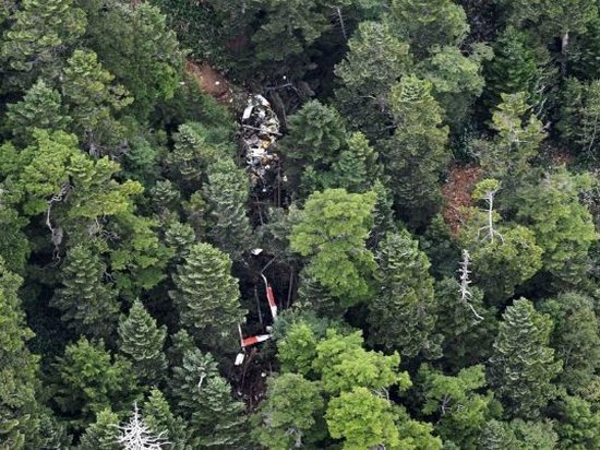 В горах Японии разбился спасательный вертолет с девятью людьми на борту