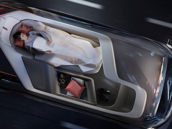 Volvo представила концепт автономной спальни на колесах (видео)