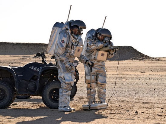 В пустыне испытали аппарат для поиска воды на Марсе