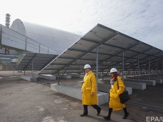 В Чернобыльской зоне запустили первую солнечную электростанцию