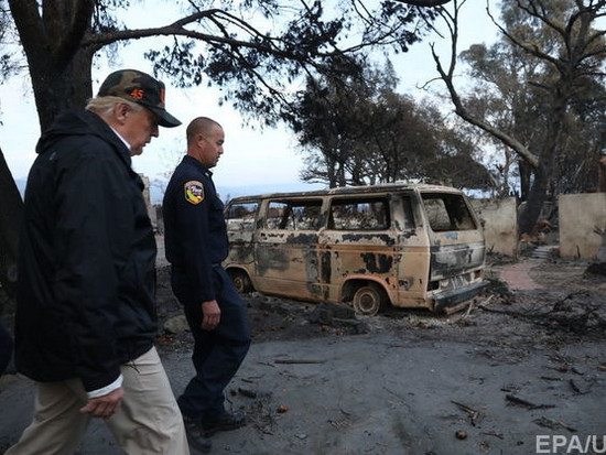 Трамп сравнил пожары в Калифорнии с монстром
