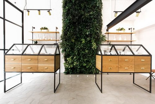 минимализм в дизайне магазина