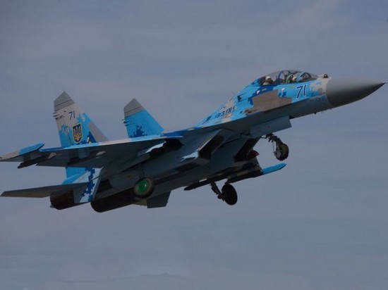 В Житомирской области разбился истребитель Су-27