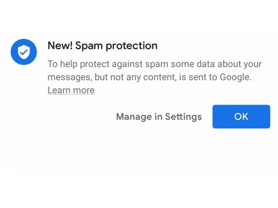 В Android Messages появилась автоматическая защита от спама