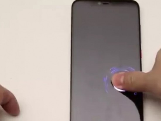 Xiaomi показала сканер отпечатка пальцев почти на весь экран