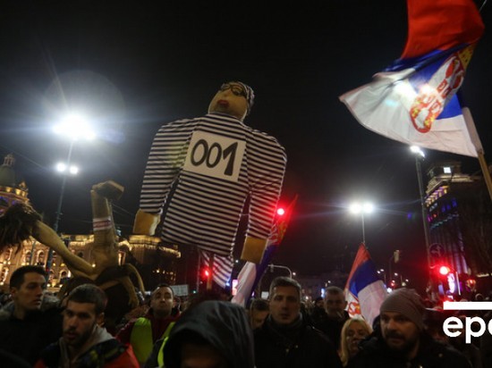 В Сербии седьмую неделю подряд проходят протесты с требованием отставки президента