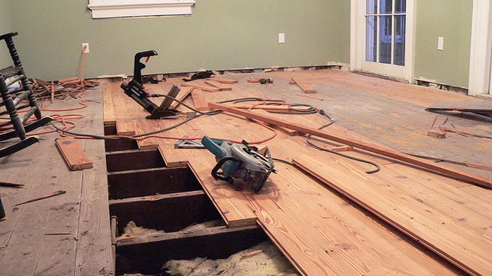 утепление пола