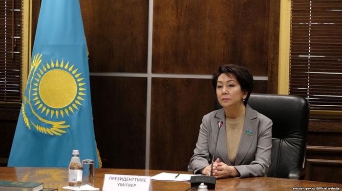 На пост президента Казахстана впервые за всю историю страны баллотируется женщина