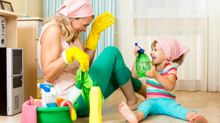 Несколько действенных правил по быстрой уборке в доме
