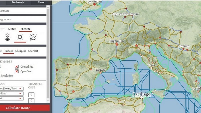 Ученые создали онлайн-карту Римской империи