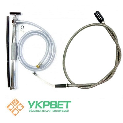 Зонд с ручным насосом для вливания жидкости коровам