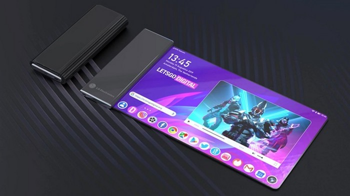 LG запатентовала смартфон со сворачиваемым экраном