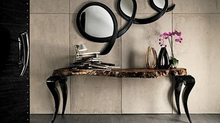 декоративное зеркало в интерьере