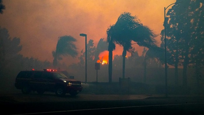 В Калифорнии из-за лесных пожаров эвакуировали более 100 тысяч человек (фото)