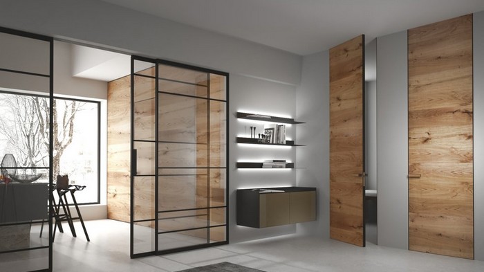 скрытые двери в интерьере