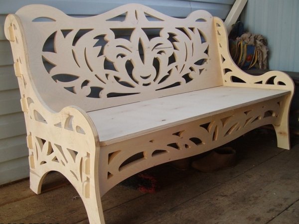 лавочка из фанеры