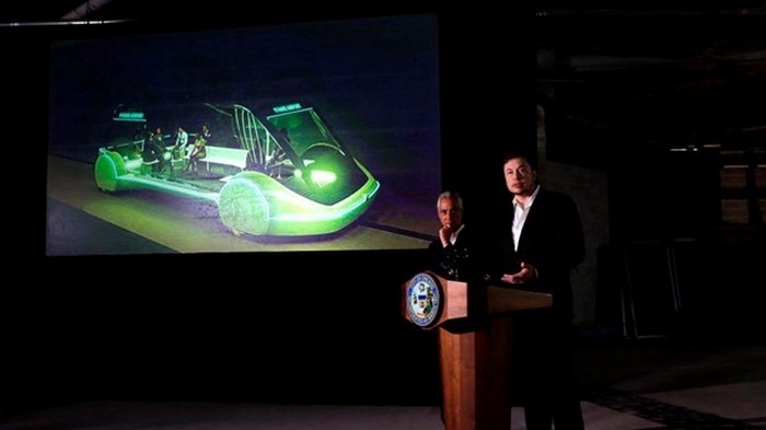 Илон Маск начал строительство туннеля под Лас-Вегасом