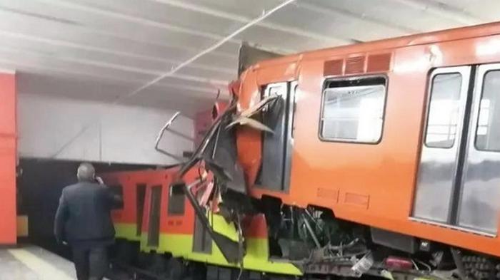 В Мексике столкнулись два поезда метро: один человек погиб, 41 ранен