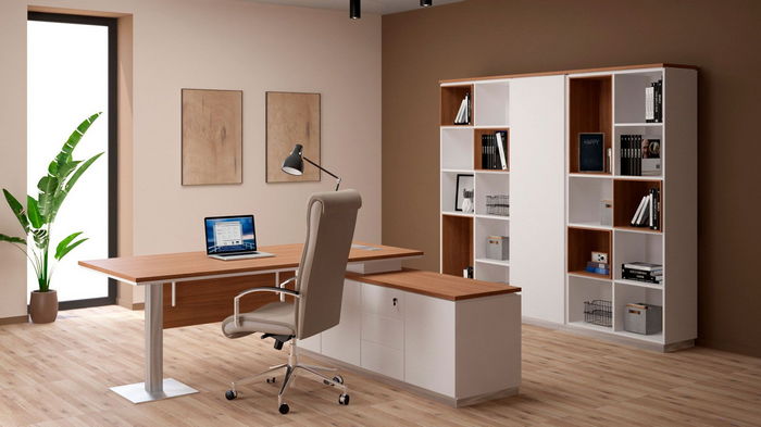 Эргономичные офисные столы в наличии от торговой марки «Gamma-Style»