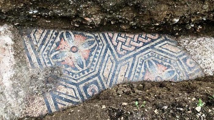 Древнеримскую мозаику обнаружили под виноградником в Италии (фото)