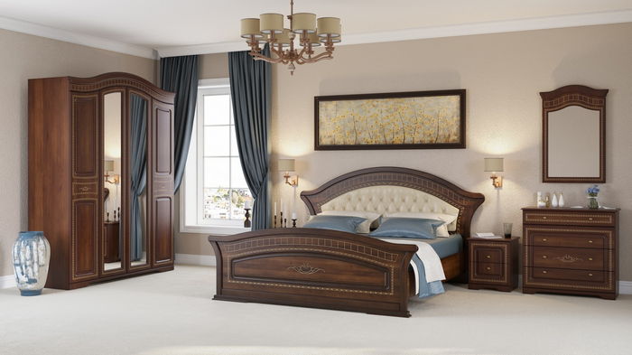 оформление спальни