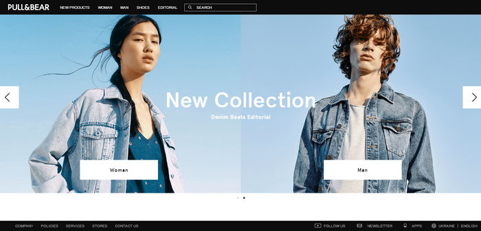 европейские интернет-магазин одежды и обуви