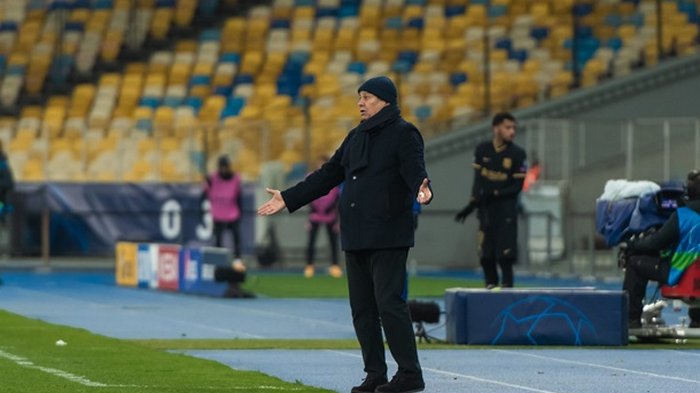 Домашнее поражение от Барселоны стало для Динамо крупнейшим при Луческу