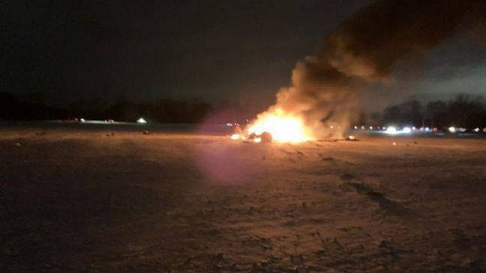 В США разбился военный вертолет