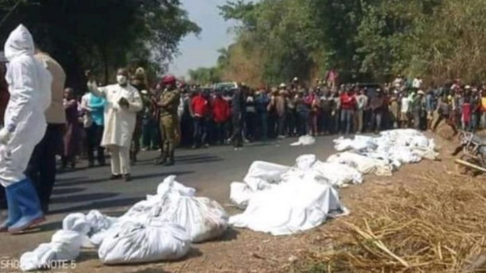 В Камеруне более 50 человек сгорели в ДТП с грузовиком (видео)