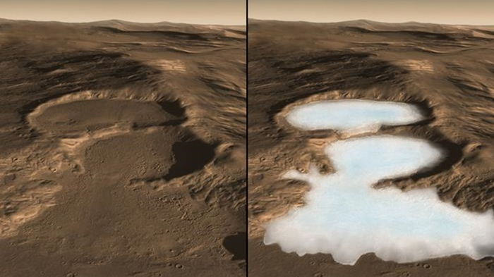 На Марсе обнаружили значительные ресурсы льда: опубликована карта