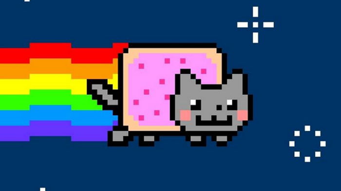 Гифка-мем с пиксельным котом ушла с молотка за полмиллиона долларов