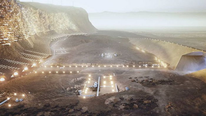 Архитекторы презентовали план мегаполиса на Марсе (видео)