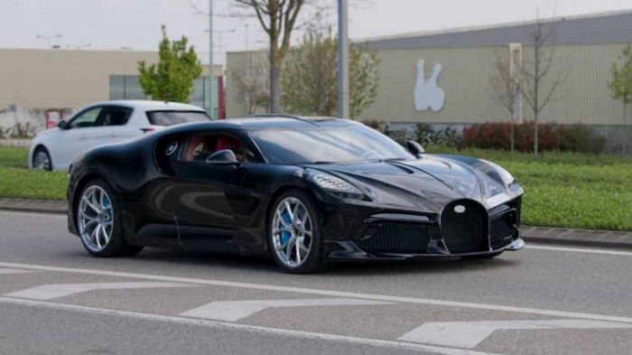 Единственный в мире. Уникальную модель Bugatti впервые заметили на улицах