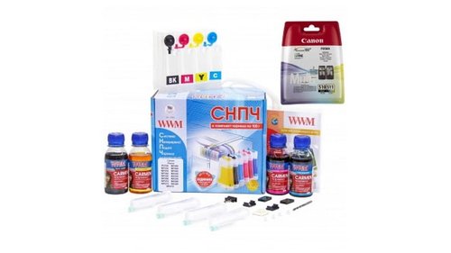 система непрерывной подачи чернил