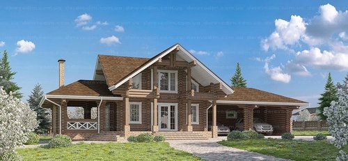 будинок із брусу від «ДеревоДім»