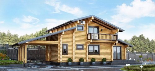 будинок із брусу від «ДеревоДім»