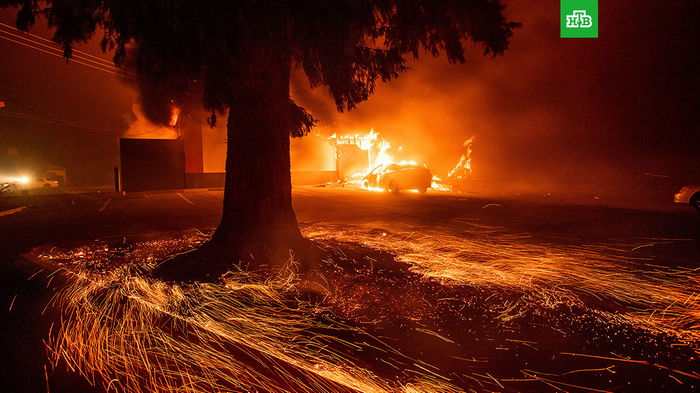 В Калифорнии пожар приблизился к ранчо Рональда Рейгана (видео)