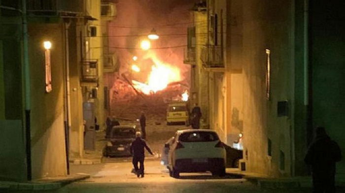 Взрыв дома на Сицилии: найден один погибший