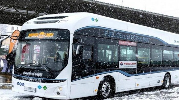 Экологический транспорт: в Австрии тестируют водородный автобус Hyundai