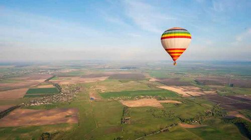 Політ на повітряній кулі над Івано-Франківськом