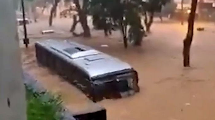 Под Рио-де-Жанейро произошло мощное наводнение, есть жертвы (видео)