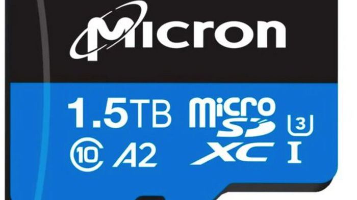 Micron представил первую в мире карту памяти microSD на 1,5 ТБ