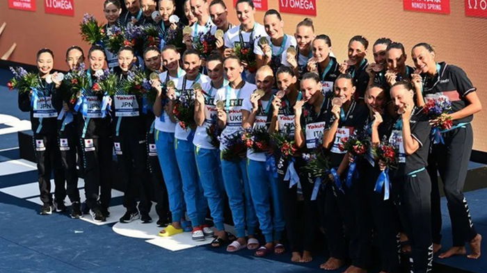 Украинки стали чемпионками мира в командном артистическом плавании