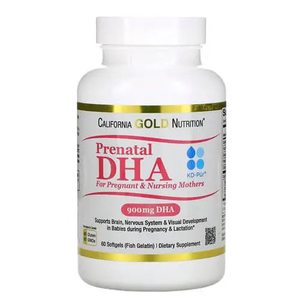 California Gold Nutrition Prenatal DHA 60 капс